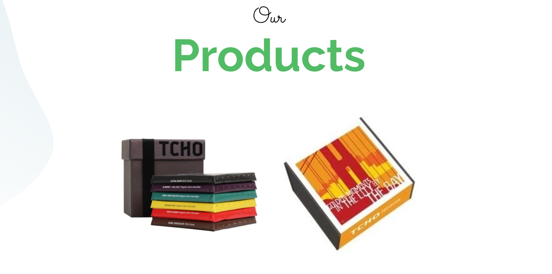 TCHO Chocolate Products