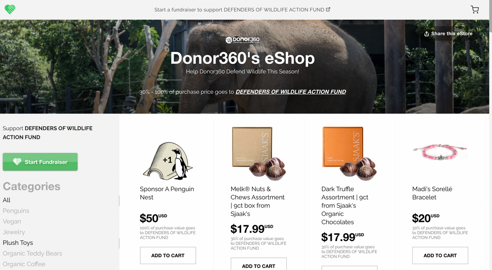 The Future of Fundraising: Charity eShops Featuring Sustainable Brands 